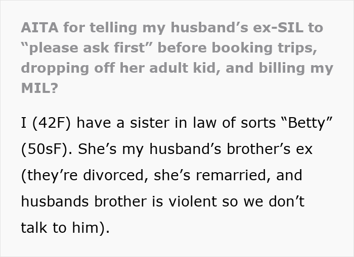 Woman Accuses Husband&rsquo;s Ex-SIL Of Not Liking Her When She Gets Asked To Show More Respect