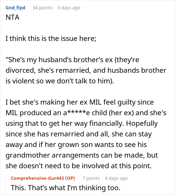 Woman Accuses Husband&rsquo;s Ex-SIL Of Not Liking Her When She Gets Asked To Show More Respect