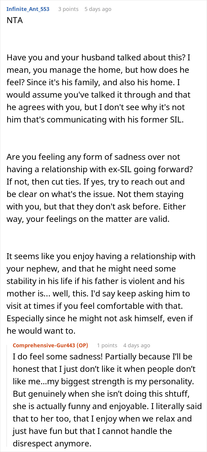 Woman Accuses Husband&rsquo;s Ex-SIL Of Not Liking Her When She Gets Asked To Show More Respect