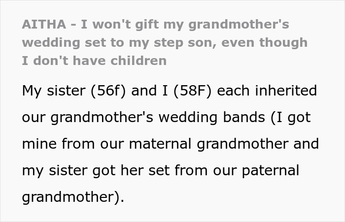 Guy Eyes Stepmom’s Heirloom Jewelry, Explodes As She Wants Ace Niece To Inherit It Instead Of Him Guy Eyes Stepmom’s Heirloom Jewelry, Explodes As She Wants Ace Niece To Inherit It Instead Of Him