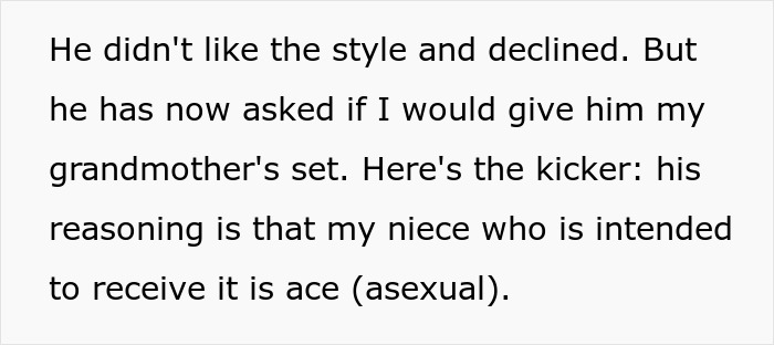 Guy Eyes Stepmom’s Heirloom Jewelry, Explodes As She Wants Ace Niece To Inherit It Instead Of Him Guy Eyes Stepmom’s Heirloom Jewelry, Explodes As She Wants Ace Niece To Inherit It Instead Of Him