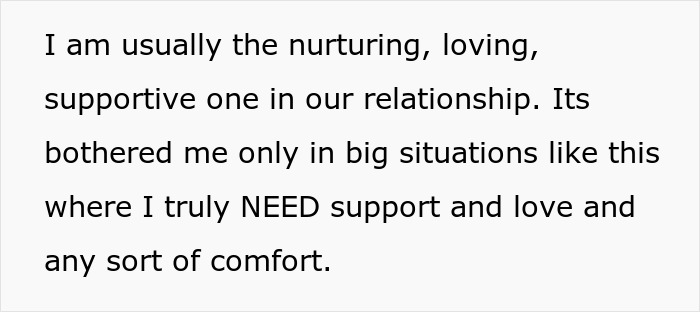 Wife Realizes She Won&rsquo;t Receive The Comfort She Needs From Husband, Responds With Same Effort