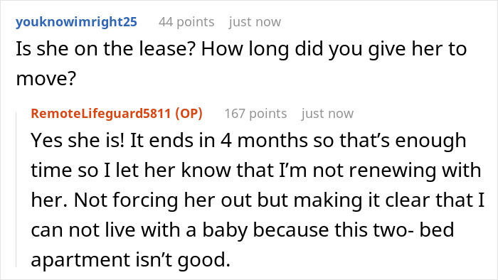 Woman Shocked When Roommate Gets Pregnant, Tells Her To Move Out As She Can’t Raise A Baby