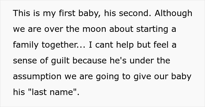 Guy Wants His Baby To Have His Bio Dad’s Surname Despite Not Having It Himself, Mom-To-Be Confused Guy Wants His Baby To Have His Bio Dad’s Surname Despite Not Having It Himself, Mom-To-Be Confused
