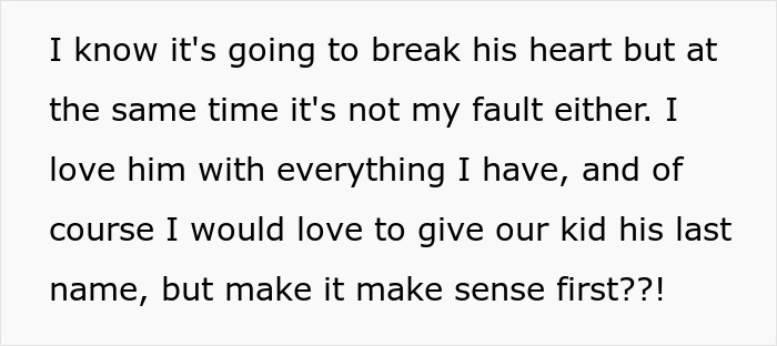 Guy Wants His Baby To Have His Bio Dad’s Surname Despite Not Having It Himself, Mom-To-Be Confused Guy Wants His Baby To Have His Bio Dad’s Surname Despite Not Having It Himself, Mom-To-Be Confused