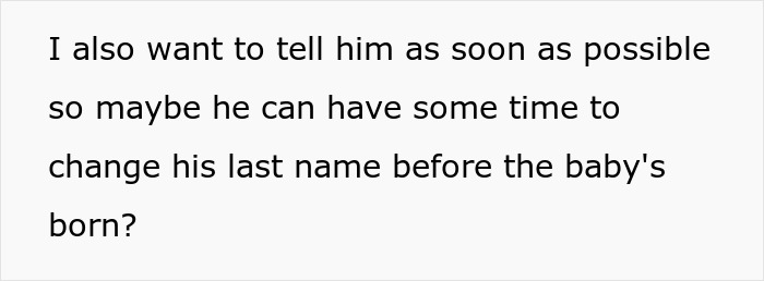 Guy Wants His Baby To Have His Bio Dad’s Surname Despite Not Having It Himself, Mom-To-Be Confused Guy Wants His Baby To Have His Bio Dad’s Surname Despite Not Having It Himself, Mom-To-Be Confused