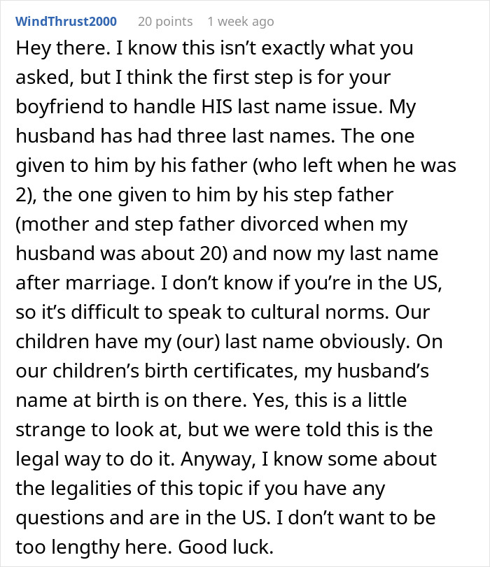 Guy Wants His Baby To Have His Bio Dad’s Surname Despite Not Having It Himself, Mom-To-Be Confused Guy Wants His Baby To Have His Bio Dad’s Surname Despite Not Having It Himself, Mom-To-Be Confused