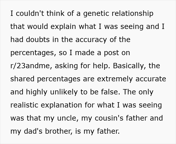 One DNA Test Causes Major Family Chaos As Guy Realizes His Uncle Is His Dad