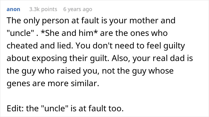 One DNA Test Causes Major Family Chaos As Guy Realizes His Uncle Is His Dad
