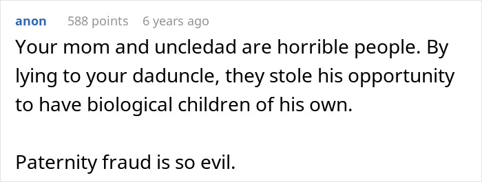 One DNA Test Causes Major Family Chaos As Guy Realizes His Uncle Is His Dad