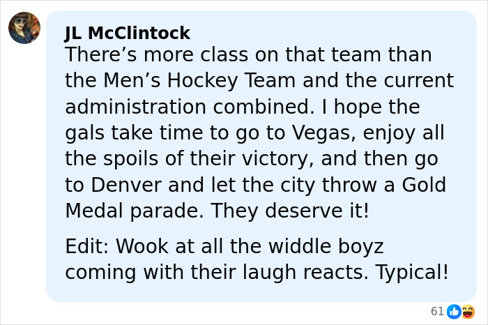 “Distateful Joke”: US Women’s Hockey Players Finally Break Their Silence On Trump’s Remark