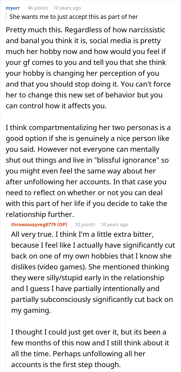 Woman Posts Absolutely Everything Online, Her Boyfriend Hates It: “Social Media Attention Seeker”