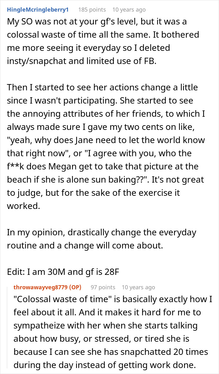 Woman Posts Absolutely Everything Online, Her Boyfriend Hates It: “Social Media Attention Seeker”