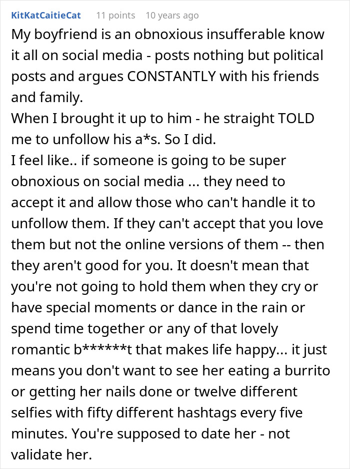 Woman Posts Absolutely Everything Online, Her Boyfriend Hates It: “Social Media Attention Seeker”