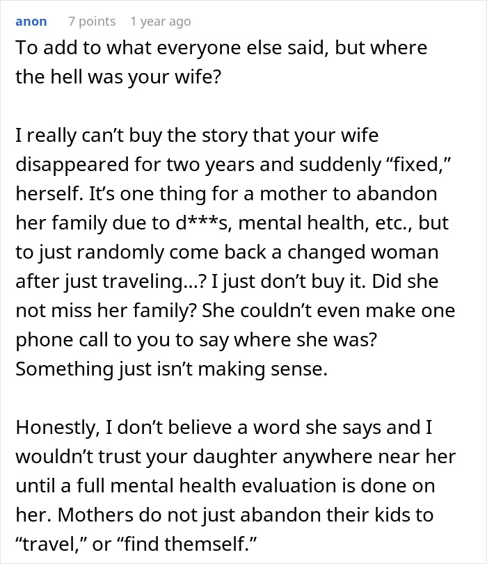 Mother Walks Out On Family, Comes Back Two Years Later Like Nothing Happened: “Hey Guys, What Did I Miss?”