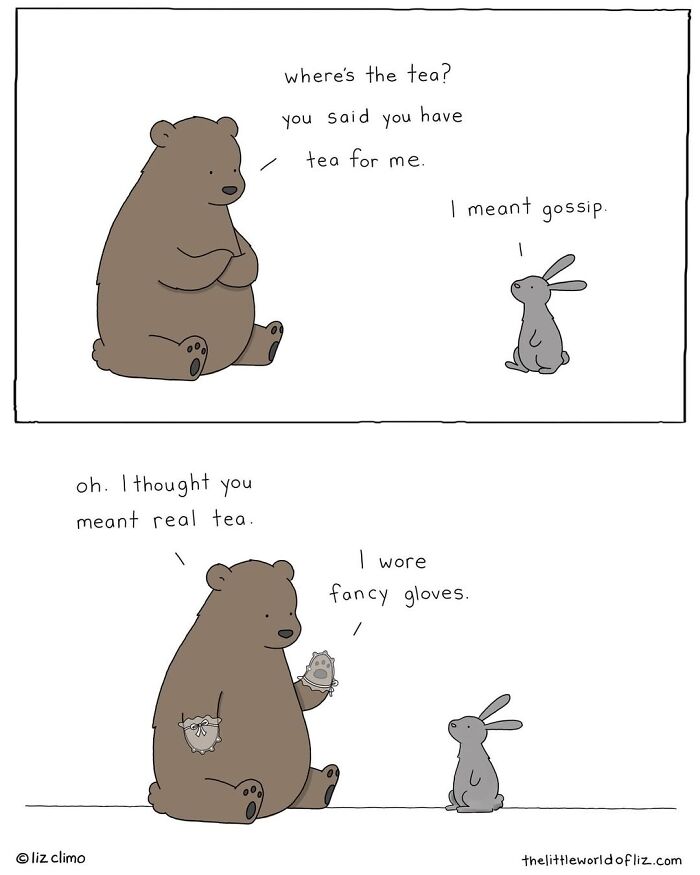 38 Funny Everyday Moments Of Talking Animals Illustrated By “The Simpsons” Animator Liz Climo (New Comics)