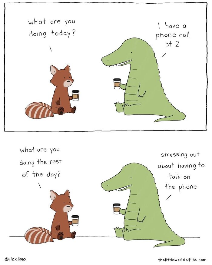 38 Funny Everyday Moments Of Talking Animals Illustrated By “The Simpsons” Animator Liz Climo (New Comics)