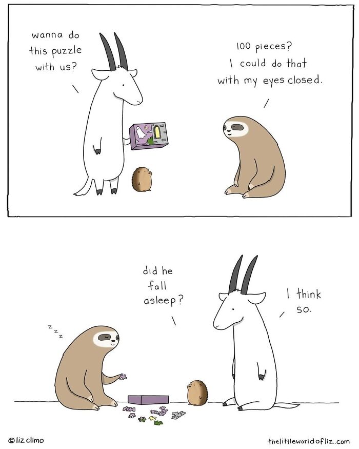 38 Funny Everyday Moments Of Talking Animals Illustrated By “The Simpsons” Animator Liz Climo (New Comics)