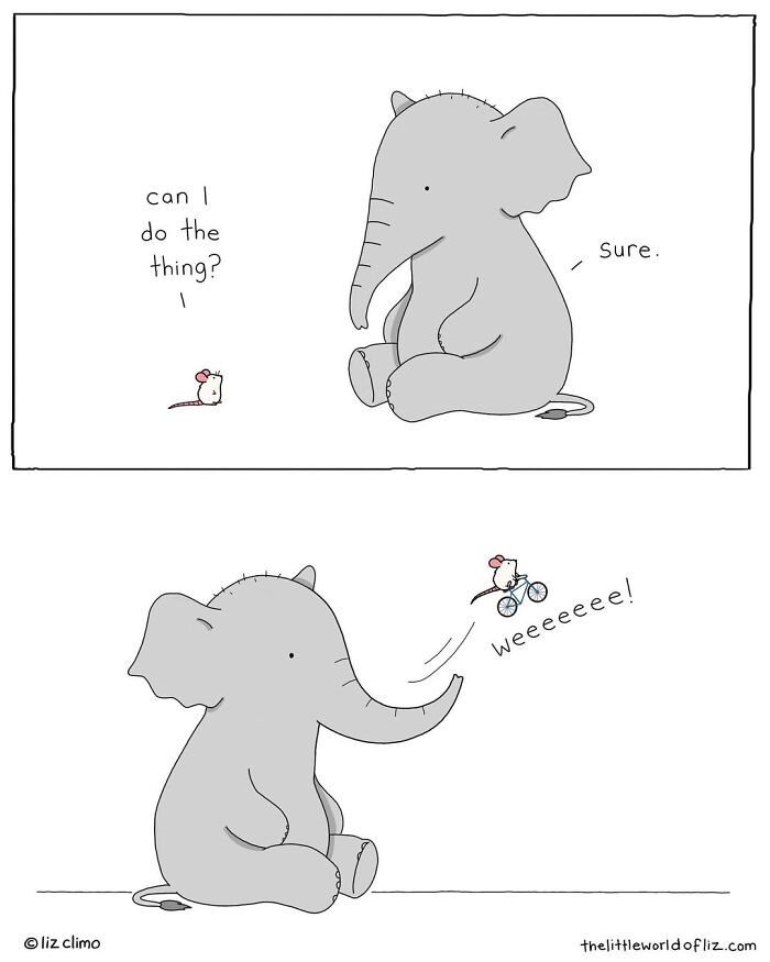 38 Funny Everyday Moments Of Talking Animals Illustrated By “The Simpsons” Animator Liz Climo (New Comics)
