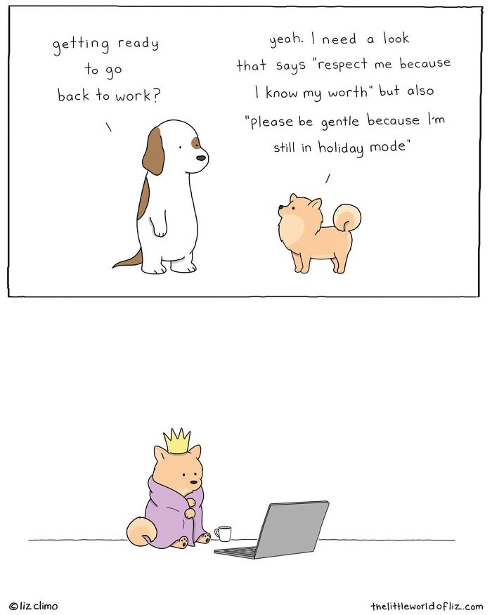 38 Funny Everyday Moments Of Talking Animals Illustrated By “The Simpsons” Animator Liz Climo (New Comics)