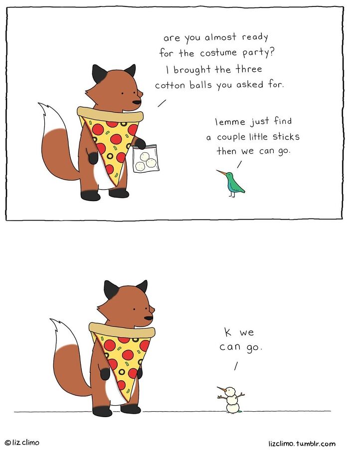 38 Funny Everyday Moments Of Talking Animals Illustrated By “The Simpsons” Animator Liz Climo (New Comics)