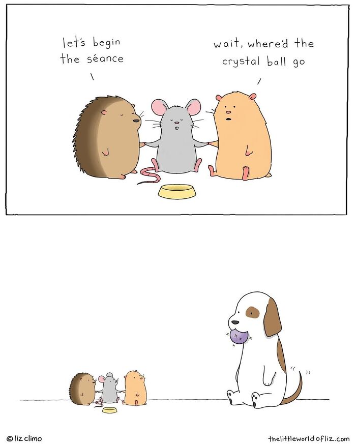 38 Funny Everyday Moments Of Talking Animals Illustrated By “The Simpsons” Animator Liz Climo (New Comics)