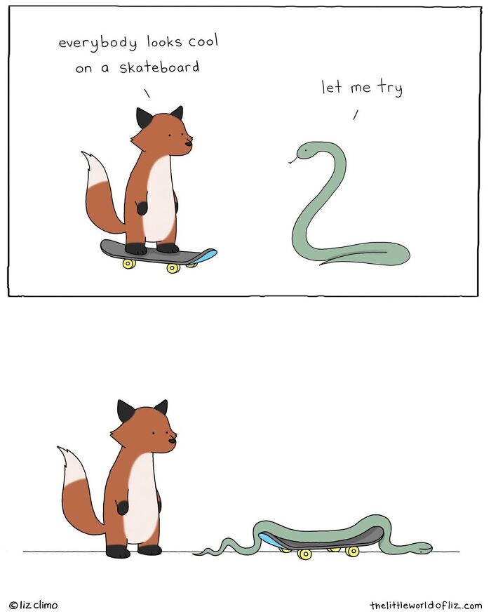 38 Funny Everyday Moments Of Talking Animals Illustrated By “The Simpsons” Animator Liz Climo (New Comics)