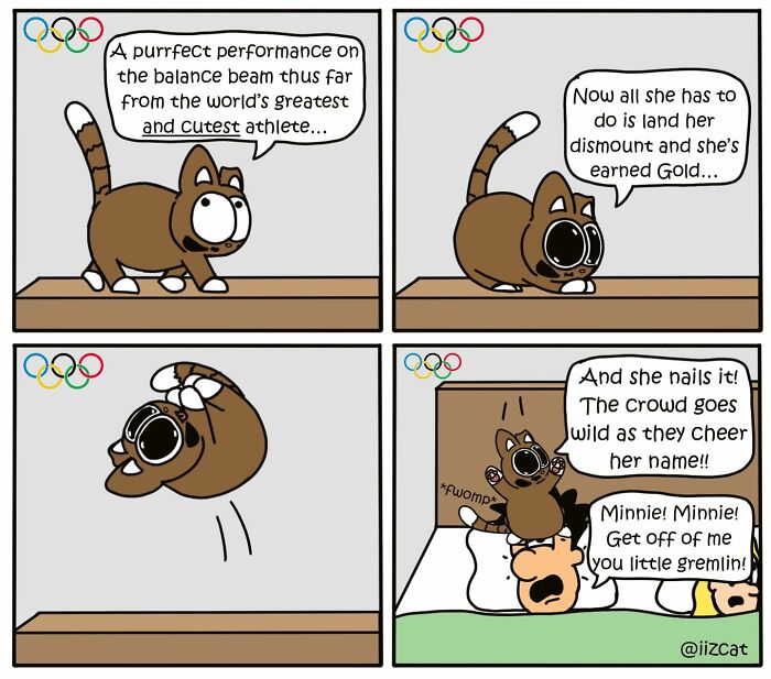These 29 New &ldquo;Iizcat&rdquo; Comics Show What It&rsquo;s Really Like Living With A Tiny Furry Feline Boss