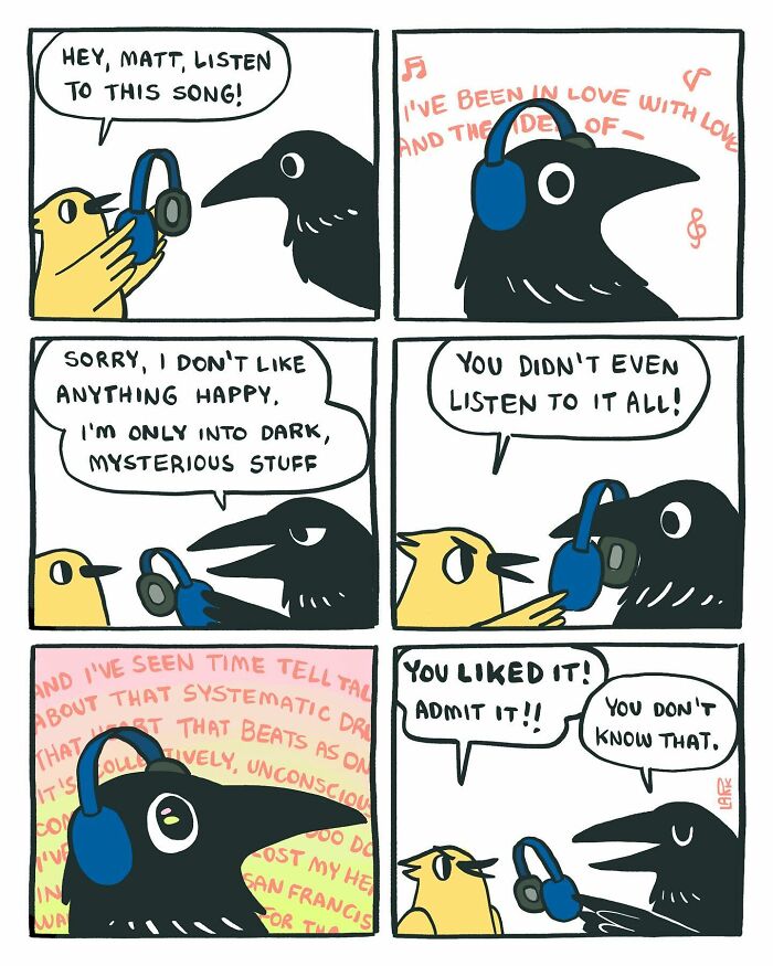 58 New Comics By Artist Lark About Birds Working Office Jobs For A Cat Boss