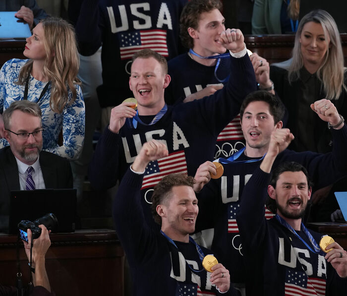 US Hockey Team’s White House Visit Sparks Frenzied Reactions After Video Surfaces Of The Food