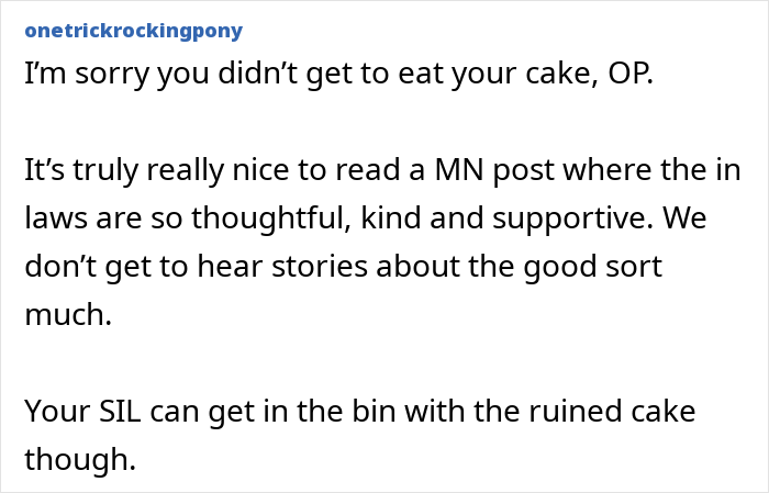 Greedy Lady Eats SIL&rsquo;s Gluten-Free Cake As It &ldquo;Looks Better,&rdquo; Sparks Drama As Hubby Scolds Her