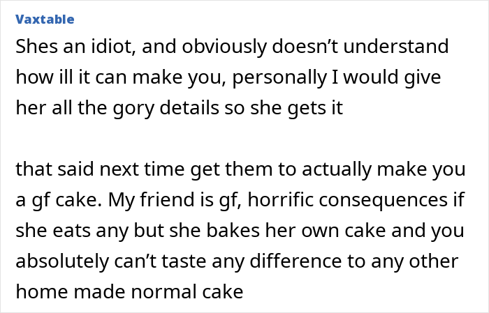 Greedy Lady Eats SIL&rsquo;s Gluten-Free Cake As It &ldquo;Looks Better,&rdquo; Sparks Drama As Hubby Scolds Her