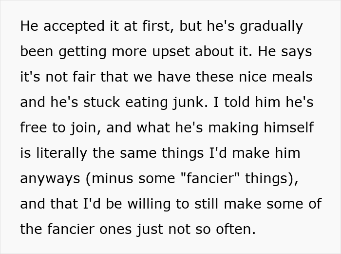 Wife Refuses To Eat “Garbage” Anymore, Husband Claims He’s Being Starved By Her Healthy Meals