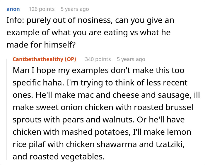 Wife Refuses To Eat “Garbage” Anymore, Husband Claims He’s Being Starved By Her Healthy Meals