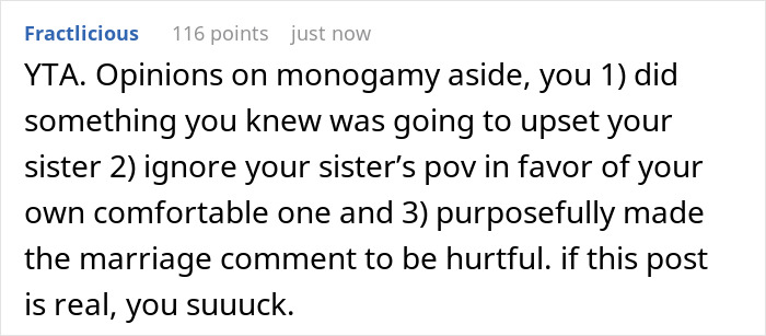 Poly Lady With 2 Partners Wants To Attend Nephew’s B-Day, Bro Says Only Married Couples Allowed