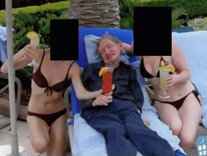 Stephen Hawking’s Family’s Explanation For Raunchy Pics In Epstein Files Sparks Comic Reactions