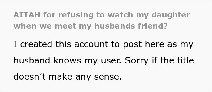 Guy Huffs Like A Giant Baby As Wife Made Him Parent Toddler Just Once While She Always Did It