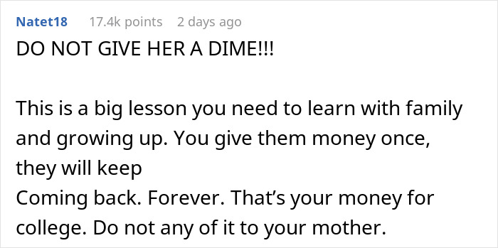 &ldquo;Struggling&rdquo; Mom Sees 19YO Daughter’s $4K Savings And Demands Half, Mad As She Won’t Hand It Over