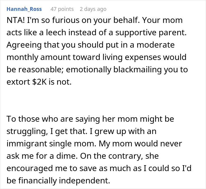&ldquo;Struggling&rdquo; Mom Sees 19YO Daughter’s $4K Savings And Demands Half, Mad As She Won’t Hand It Over