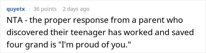 &ldquo;Struggling&rdquo; Mom Sees 19YO Daughter’s $4K Savings And Demands Half, Mad As She Won’t Hand It Over