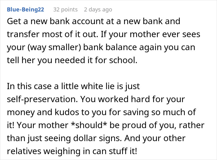 &ldquo;Struggling&rdquo; Mom Sees 19YO Daughter’s $4K Savings And Demands Half, Mad As She Won’t Hand It Over