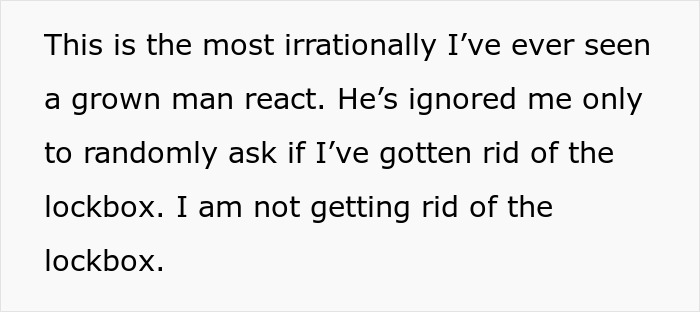GF Buy’s Fridge Lockbox To Protect Snacks From Greedy BF, He Escalates To Violence Immediately
