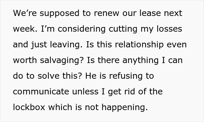 GF Buy’s Fridge Lockbox To Protect Snacks From Greedy BF, He Escalates To Violence Immediately