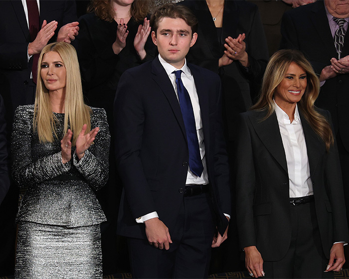 Lip Reader Drops Bombshell Claim About Rude Words Barron Told Ivanka During State Of The Union