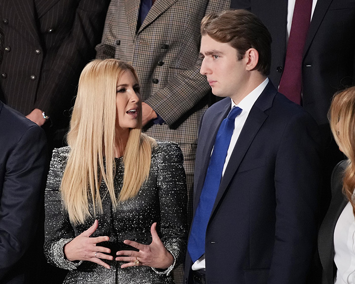 Lip Reader Drops Bombshell Claim About Rude Words Barron Told Ivanka During State Of The Union