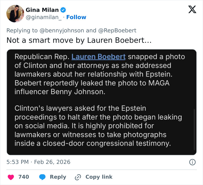 Hillary Clinton’s Jaw‑Dropping Epstein Claim About Trump As She Refuses To Defend Bill In Congress Clash