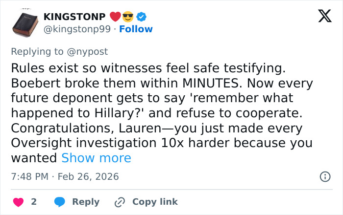 Hillary Clinton’s Jaw‑Dropping Epstein Claim About Trump As She Refuses To Defend Bill In Congress Clash