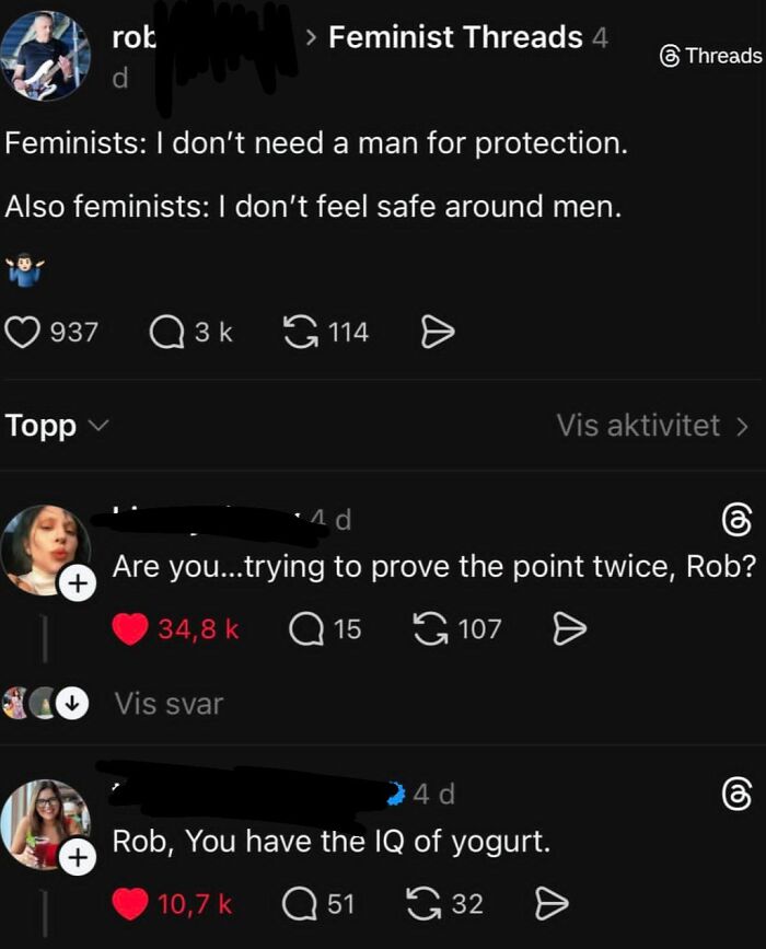 53 Times Women Shut Down Men With Humor So Sharp It Left Them Hurting For Days