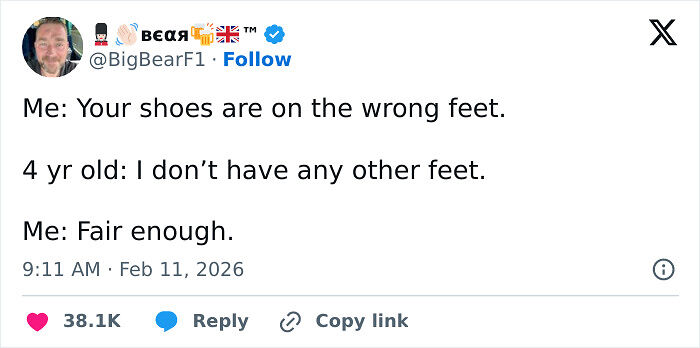 Parents Saw An Opportunity To Turn Their Wild Moments Into Funny Tweets And Here Are 57 Of Them (February Edition) Parents Saw An Opportunity To Turn Their Wild Moments Into Funny Tweets And Here Are 57 Of Them (February Edition)