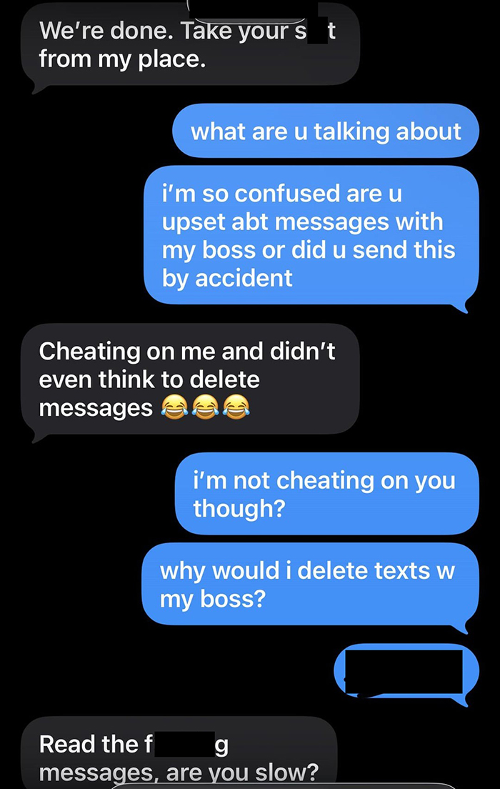 Woman Wonders If Her Conversations With Boss Were Inappropriate After Boyfriend Loses It